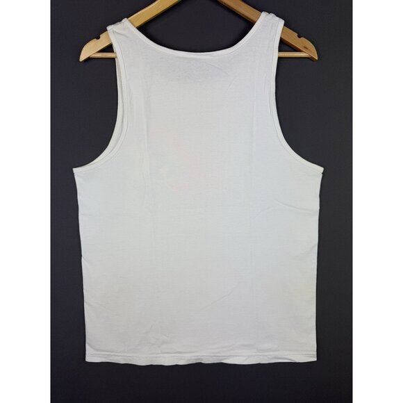 Vintage Y2K Walt Disney Mickey Mouse Epcot Center Tank Top Promo Art Logo White - Picture 2 of 15